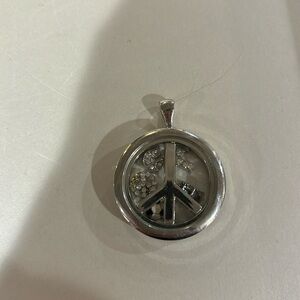 Peace pendant with charms